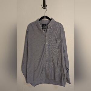 Stafford Men's Light Blue Casual Shirt